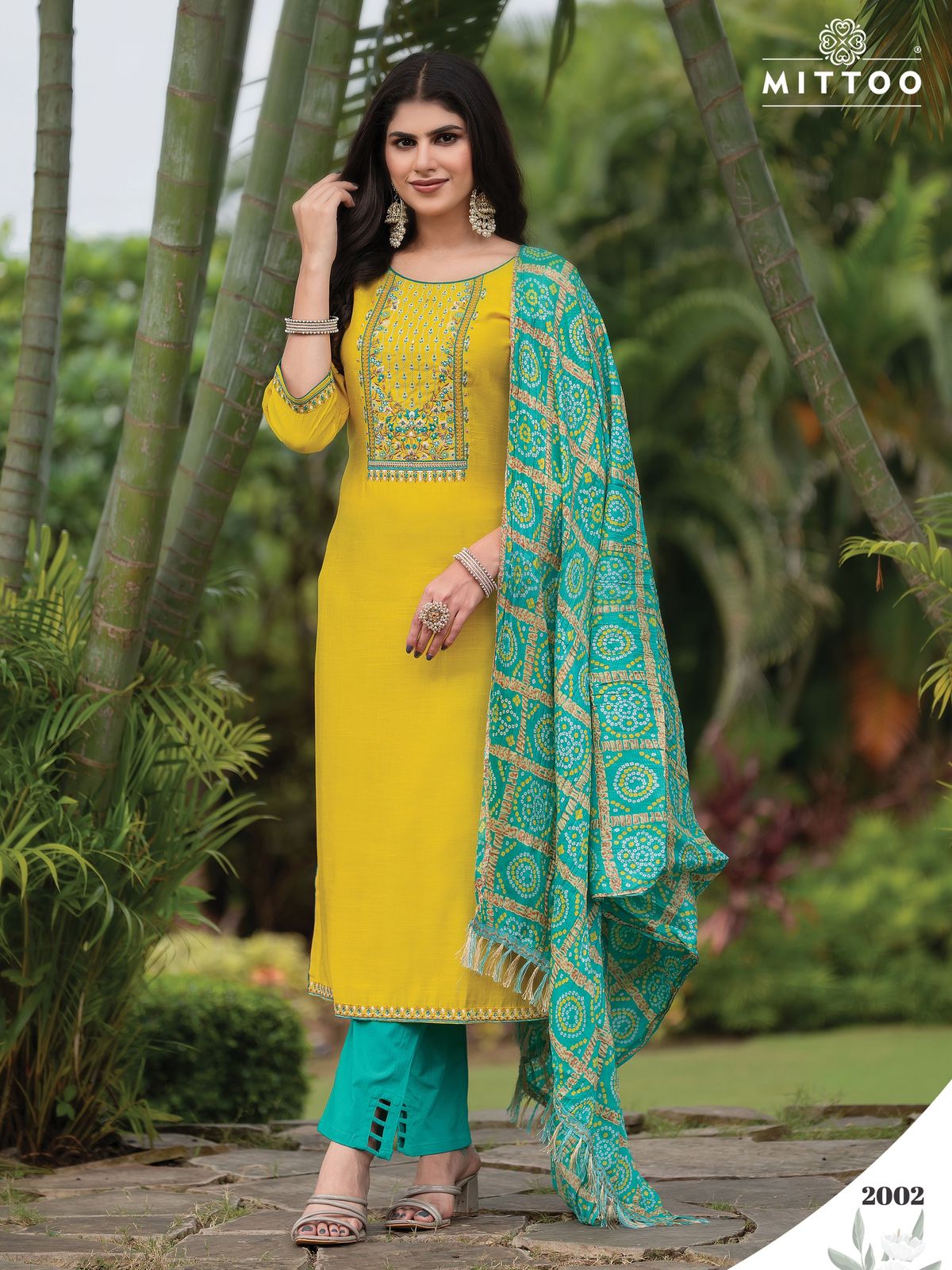 Aradhana By Mittoo Viscose Kurti With Bottom Dupatta Suppliers In India